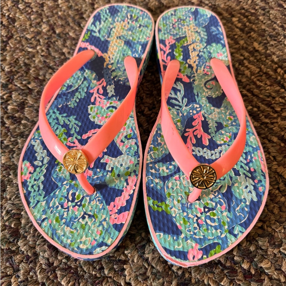 Lilly Pulitzer Flip Flops